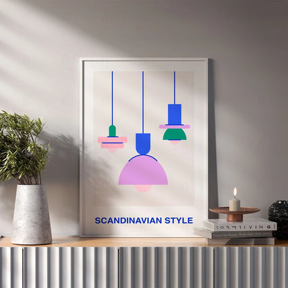 Plakat "Scandinavian Style" - Grafika w Stylu Scandi