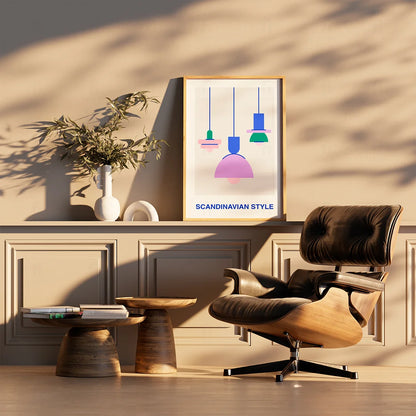 Plakat "Scandinavian Style" - Grafika w Stylu Scandi