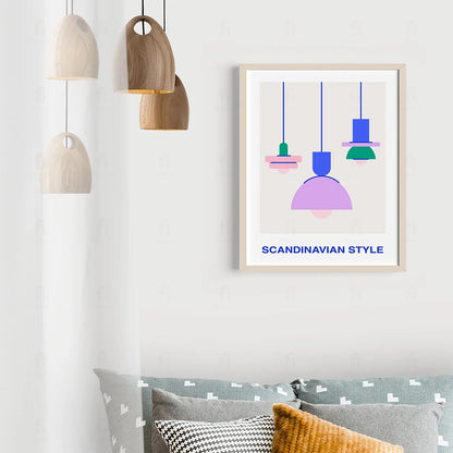 Plakat "Scandinavian Style" - Grafika w Stylu Scandi