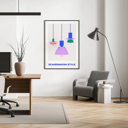 Plakat "Scandinavian Style" - Grafika w Stylu Scandi