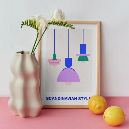 Plakat "Scandinavian Style" - Grafika w Stylu Scandi