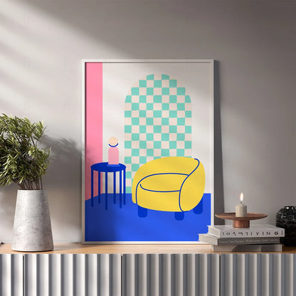Plakat "Skandynawski Styl" - Minimalistyczna Grafika