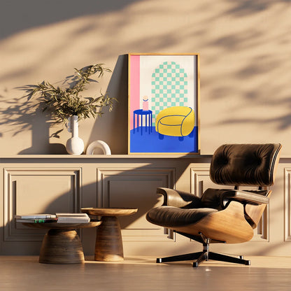 Plakat "Skandynawski Styl" - Minimalistyczna Grafika