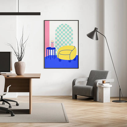 Plakat "Skandynawski Styl" - Minimalistyczna Grafika