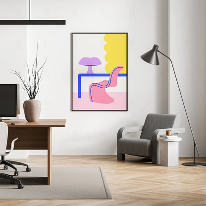 Plakat "Ikona Designu" - Grafika w Stylu Skandynawskim