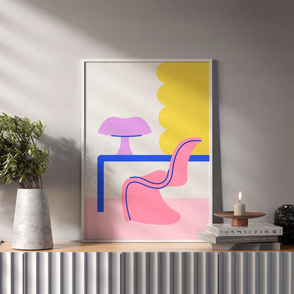 Plakat "Ikona Designu" - Grafika w Stylu Skandynawskim