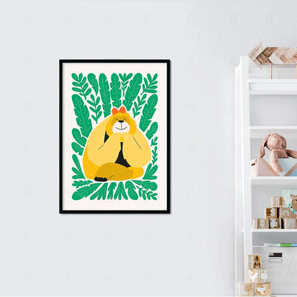 Plakat "Złoty Goryl" - Grafika z Pozytywnym Przesłaniem